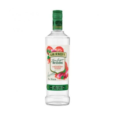Smirnoff Zero Sugar Infusions Strawberry and Rose - Main Street Liquor