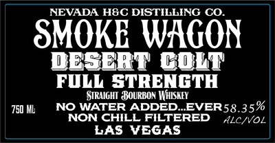 Smoke Wagon Desert Colt Full Strength Straight Bourbon Whiskey - Main Street Liquor