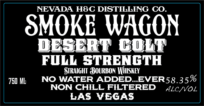 Smoke Wagon Desert Colt Full Strength Straight Bourbon Whiskey - Main Street Liquor