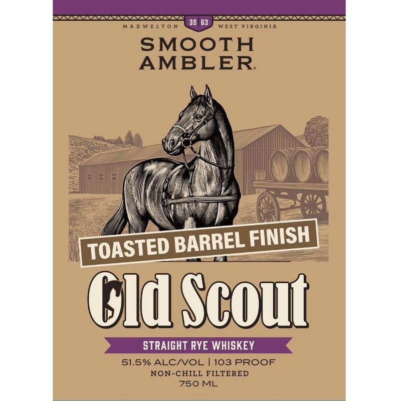 Smooth Ambler Old Scout Toasted Barrel Finish Straight Rye - Main Street Liquor