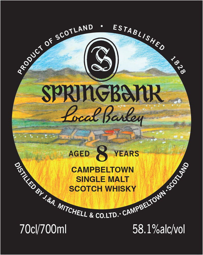 Springbank Local Barley 8 Year - Old Campbeltown Single Malt Scotch Whisky - Main Street Liquor