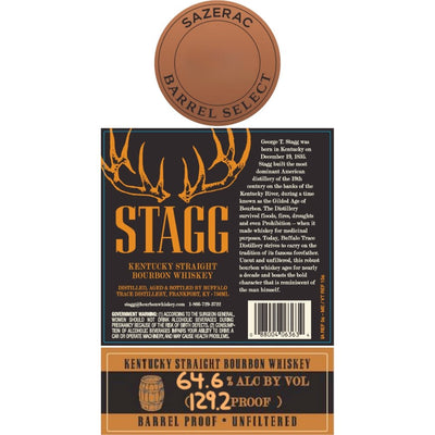 Stagg Sazerac Barrel Select - Main Street Liquor