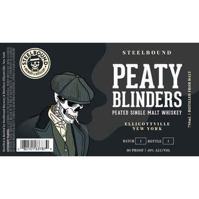 Steelbound Peaty Blinders Peated Single Malt Whiskey - Main Street Liquor
