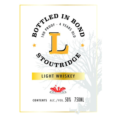 Stoutridge Bottled in Bond Light Whiskey - Main Street Liquor