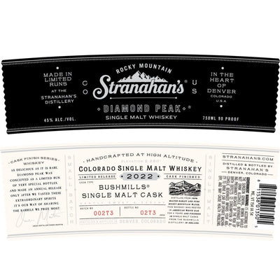 Stranahan’s Diamond Peak 2022 - Main Street Liquor