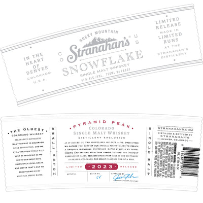 Stranahan's Snowflake 2023 Release - Main Street Liquor