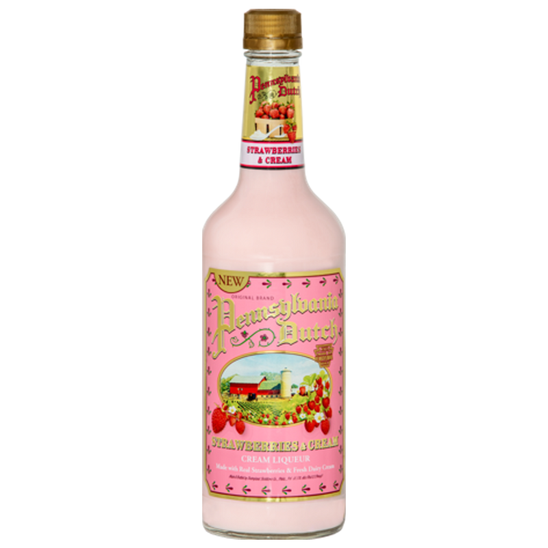 Pennsylvania Dutch Strawberries & Cream - Cream Liqueur (750ml) Pennsylvania Dutch