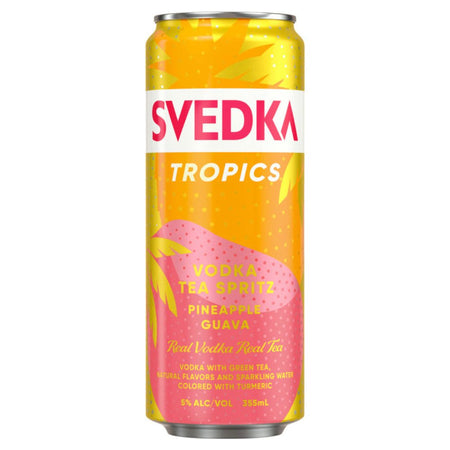 サワー(スペシャル・プライス) Svedka Tropics Pineapple Guava Vodka Tea Spritz – CraftShack - Buy