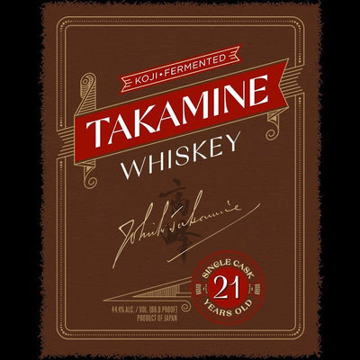 Takamine Koji Fermented Single Cask Whiskey Aged 21 Years - Main Street Liquor