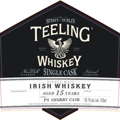 Teeling 15 Year Old PX Sherry Single Cask Irish Whiskey - Main Street Liquor
