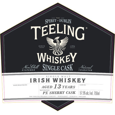 Teeling Single Cask Irish Whiskey 13 Year Old PX Sherry Cask - Main Street Liquor