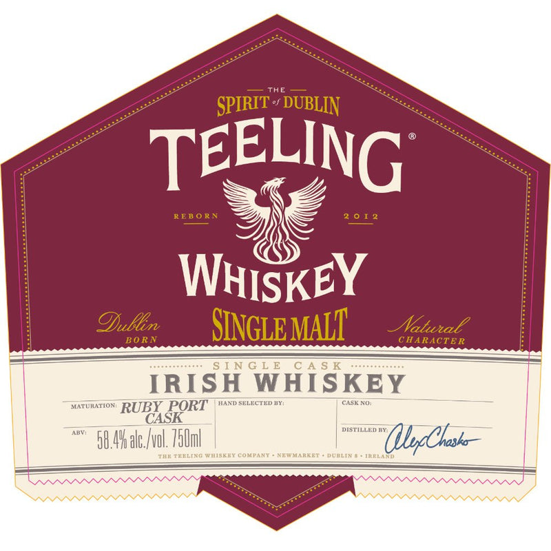 Teeling Single Malt Irish Whiskey Ruby Port Cask - Main Street Liquor