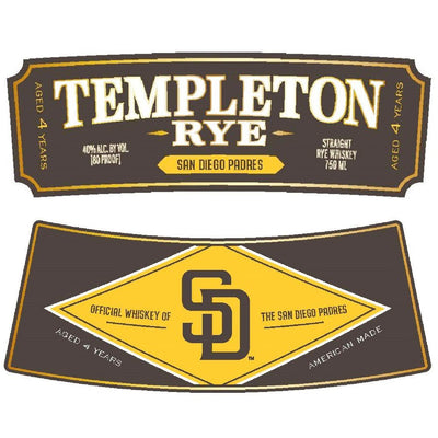 Templeton San Diego Padres Rye Whiskey - Main Street Liquor