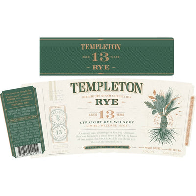 Templeton The Hidden Stash Collection 13 Year Old Rye - Main Street Liquor