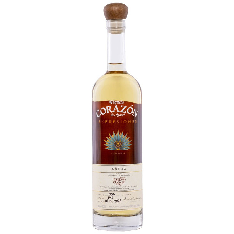 Tequila Corazón Expresiones Sazerac Rye Añejo 2023 Release - Main Street Liquor