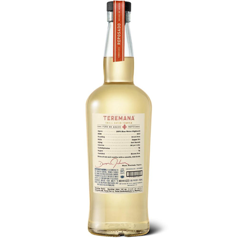 Teremana Tequila Reposado - Main Street Liquor