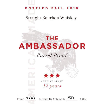 The Ambassador Barrel Proof 12 Year Old - Main Street Liquor