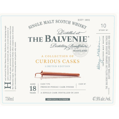The Balvenie A Collection of Curious Casks 18 Year Old - Main Street Liquor