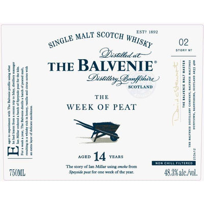 The Balvenie The Week Of Peat 14 Year Old - Main Street Liquor