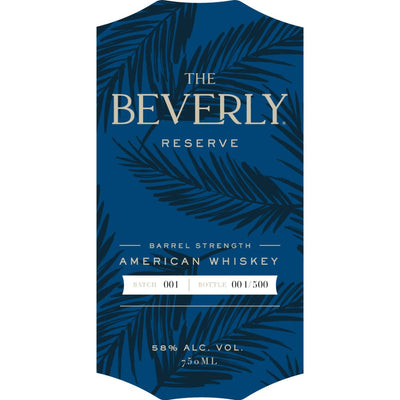 The Beverly Reserve Barrel Strength American Whiskey - Main Street Liquor