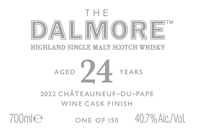 The Dalmore 24 - Year - Old 2022 Châteauneuf - du - Pape Wine Cask Finish - Main Street Liquor