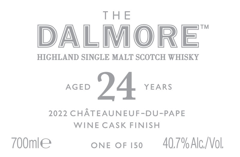 The Dalmore 24 - Year - Old 2022 Châteauneuf - du - Pape Wine Cask Finish - Main Street Liquor