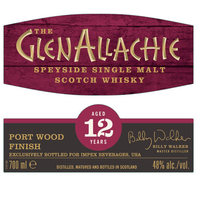 The GlenAllachie Portwood Finish 12 Year Old - Main Street Liquor