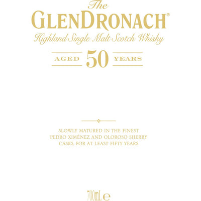The Glendronach 50 Years Old - Main Street Liquor