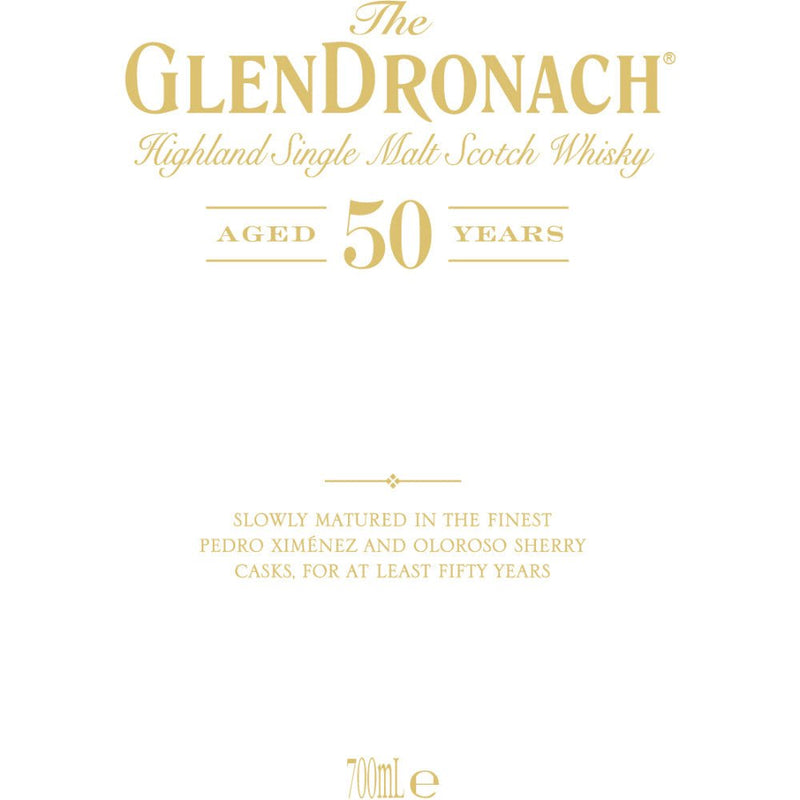 The Glendronach 50 Years Old - Main Street Liquor
