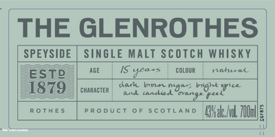 The Glenrothes 15 Year Old Speyside Single Malt Scotch Whisky - Main Street Liquor