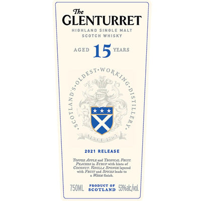 The Glenturret 15 Year Old 2021 Release - Main Street Liquor