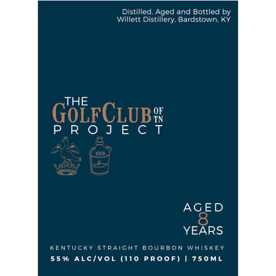 The Golf Club of TN Project 8 Year Old Willet Bourbon - Main Street Liquor