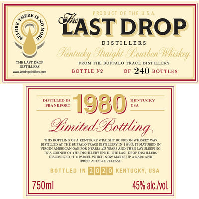The Last Drop XIX 1980 Buffalo Trace - Main Street Liquor