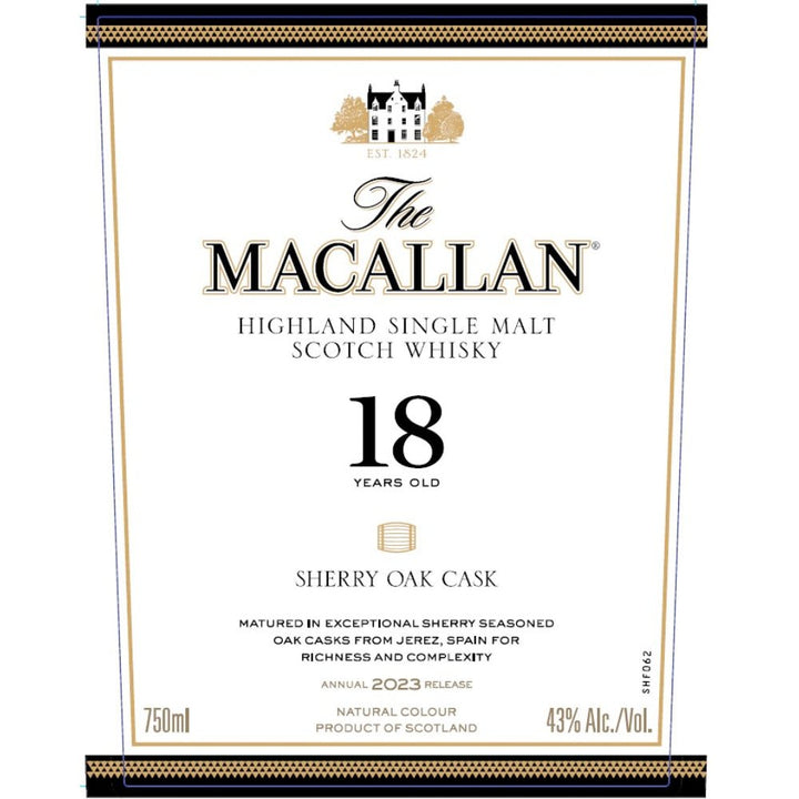 Buy The Macallan 18 Year Old Sherry Oak 2023 Release® Online