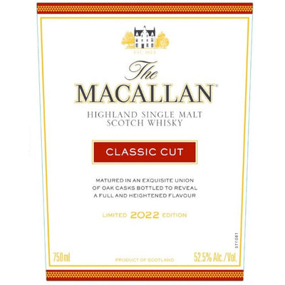 The Macallan Classic Cut 2022 Edition - Main Street Liquor