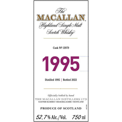The Macallan Fine & Rare 1995 - Main Street Liquor