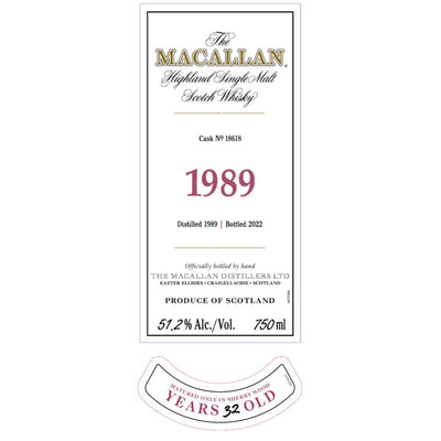 The Macallan Fine & Rare 32 Year Old 1989 - Main Street Liquor
