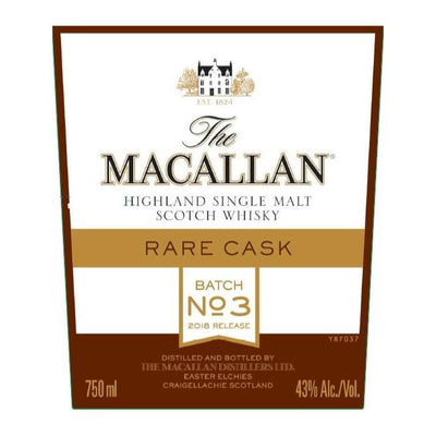 The Macallan Rare Cask Batch No. 3 - Main Street Liquor