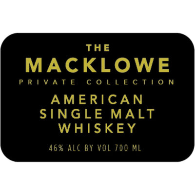The Macklowe Private Collection American Single Malt 7 Year Old - Main Street Liquor