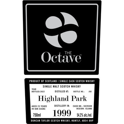 The Octave Highland Park 1999 23 Year Old - Main Street Liquor