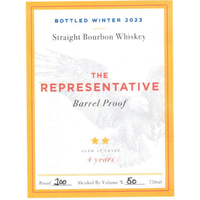 The Representative Barrel Proof 4 Year Old Winter 2023 - Main Street Liquor