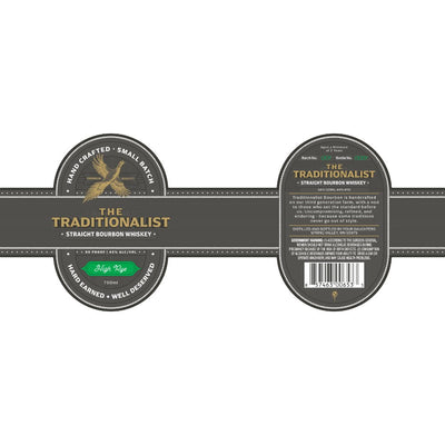 The Traditionalist High Rye Straight Bourbon - Main Street Liquor