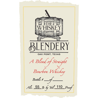 The Whiskey Blendery Blend of Straight Bourbons - Main Street Liquor