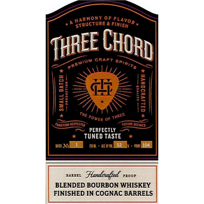 Three Chord Blended Bourbon Finished In Cognac Barrels - Main Street Liquor