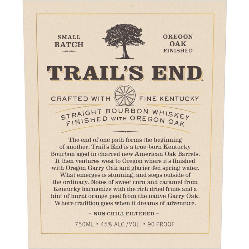 Trail’s End Straight Bourbon Finished With Oregon Oak - Main Street Liquor