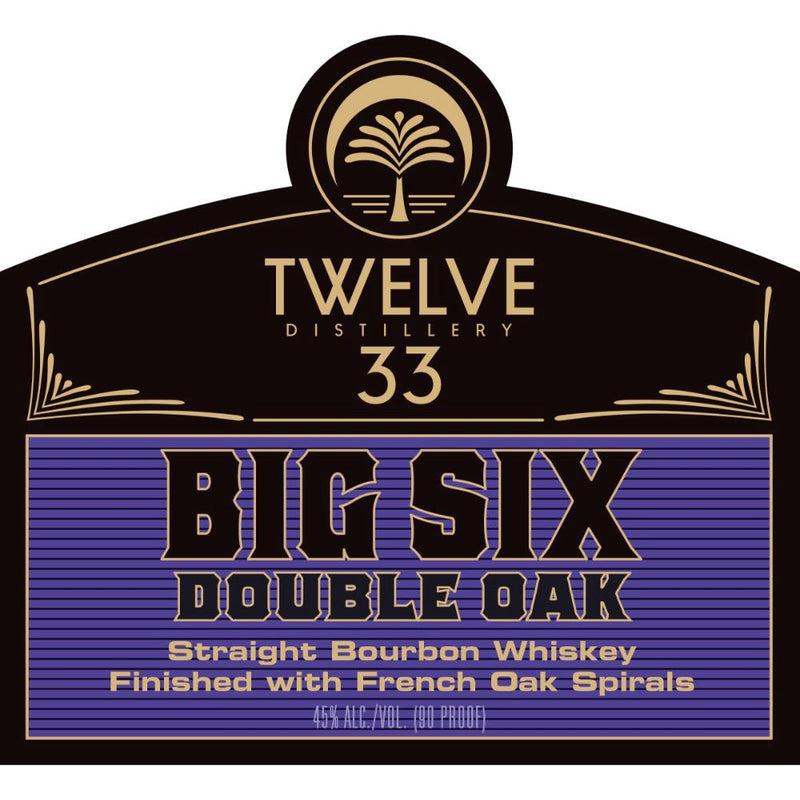 Twelve 33 Big Six Double Oak Straight Bourbon - Main Street Liquor