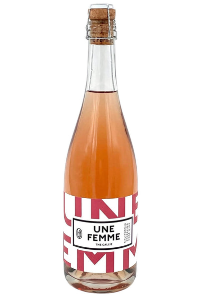 Une Femme "The Callie" Brut Rosé Californian Sparkling Wine - Main Street Liquor