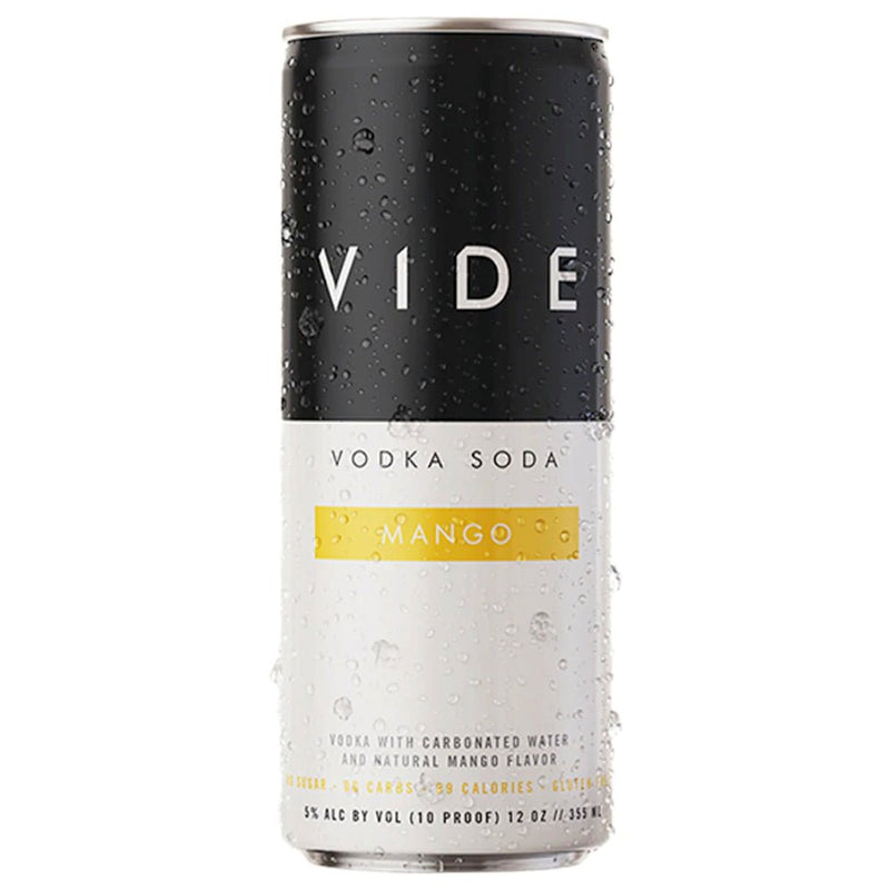 VIDE Mango Vodka Soda 4PK - Main Street Liquor