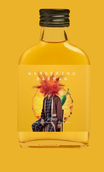 Wandering Barman FOMO - Pineapple Turmeric Organic Vodka Sling 100ml - Main Street Liquor