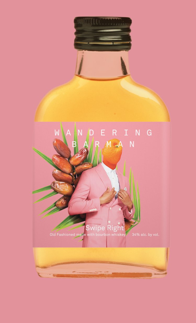 Wandering Barman Swipe Right - Date Bourbon Old Fashioned 100ml - Main Street Liquor